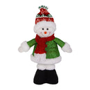 Enfeite Boneco Natal Extensível Papai Noel Boneco Neve 42Cm - Família Bless