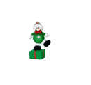 Boneco Neve Papai Noel Natal Equilibrista Presente 34 Cm - Família Bless