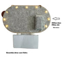 Enfeite Placa Trio Boneco Natalino c/Led Pendurar Luxo Decor