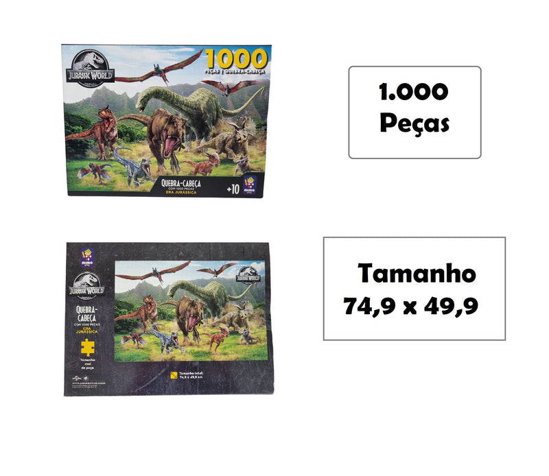 Quebra Cabeça 1.000 Peças - Jurassic World Universal