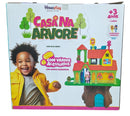 Casa na Árvore Casinha Boneca com Acessórios e 2 Bonecas