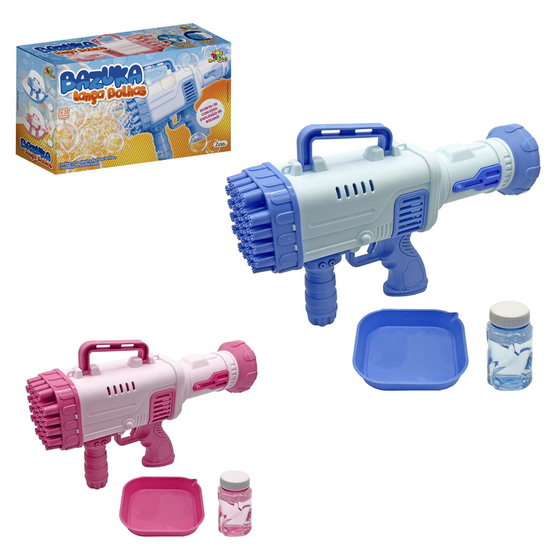 Bazuca Lança Bolhas - Bolinhas de Sabão Automática - 32 furos