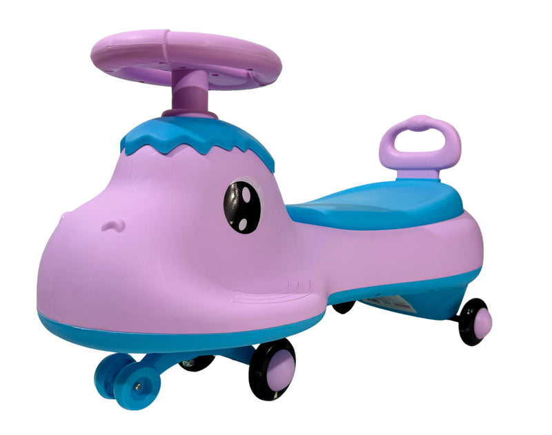 Carrinho Gira Volante 360º Luz Led e Som - Dino Car