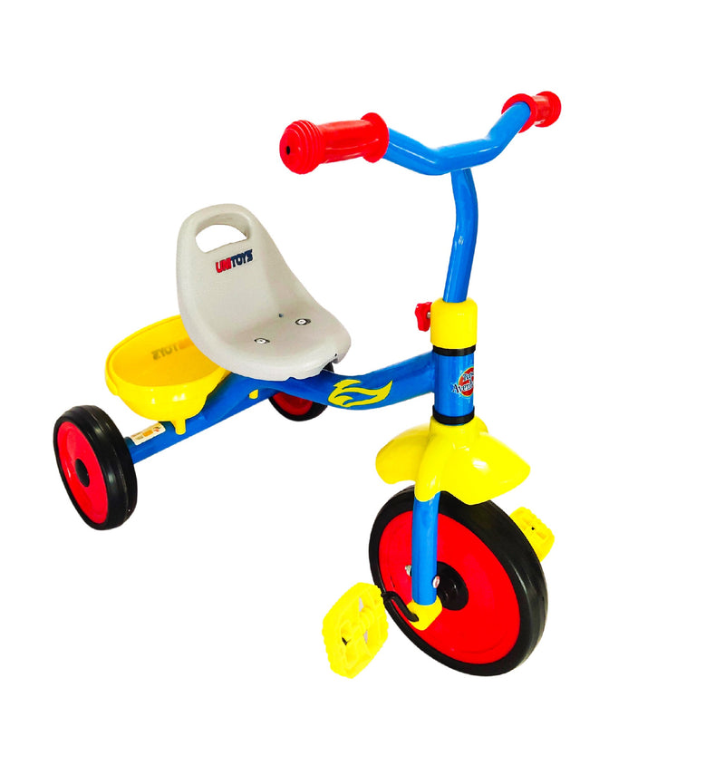 Triciclo Infantil com Porta Objetos - Suporta até 30 kg - Azul