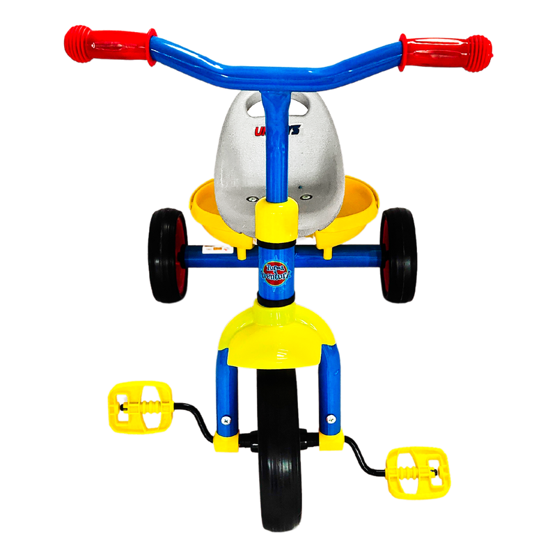 Triciclo Infantil com Porta Objetos - Suporta até 30 kg - Azul