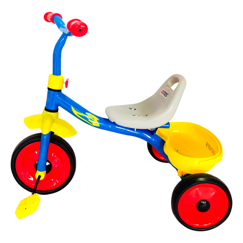 Triciclo Infantil com Porta Objetos - Suporta até 30 kg - Azul