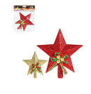 Estrela Ponteira Arvore Natal Brilho 15 Cm