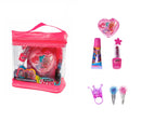 Bolsinha Kit Maquiagem Infantil Sombra, Gloss, Batom, Esmalte, Presilhas e Anel - Make Brinq