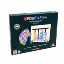 Jogo Educativo Pedagógico Trilha Bichos 36 Desafios - Madeira