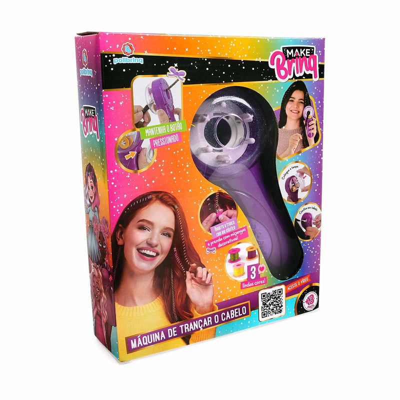 Trançador Automático de Cabelo e Tererê Com Acessórios