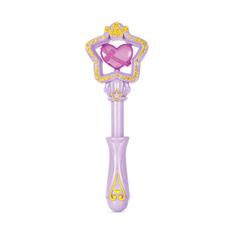 Varinha Magica Retrátil Com Som e Luz e Brilho Labial - Make Brinq