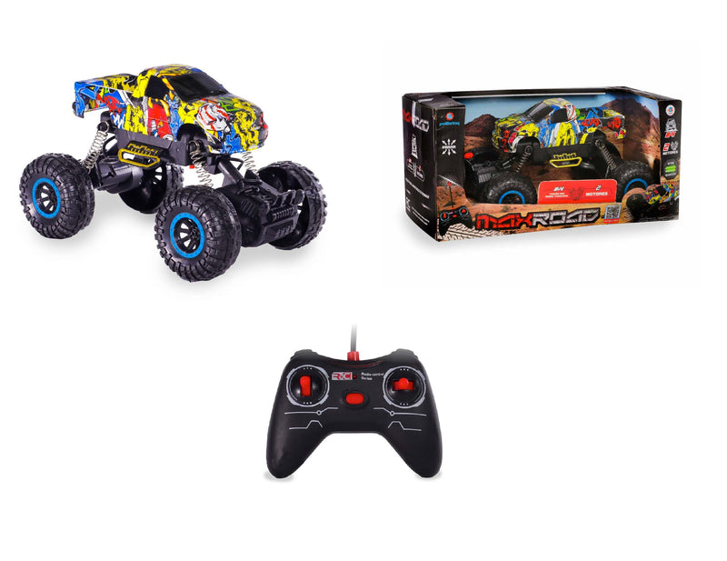 Carrinho Controle Remoto Recarregável 2x4 - Max Off Road Rally