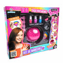 Kit Manicure Infantil Com Esmalte, Secador Unhas e Acessórios