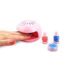 Kit Manicure Infantil Com Esmalte, Secador Unhas e Acessórios