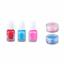 Kit Manicure Infantil Com Esmalte, Secador Unhas e Acessórios
