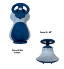 Carrinho Gira Volante 360º Luz Led e Som - Dino Car