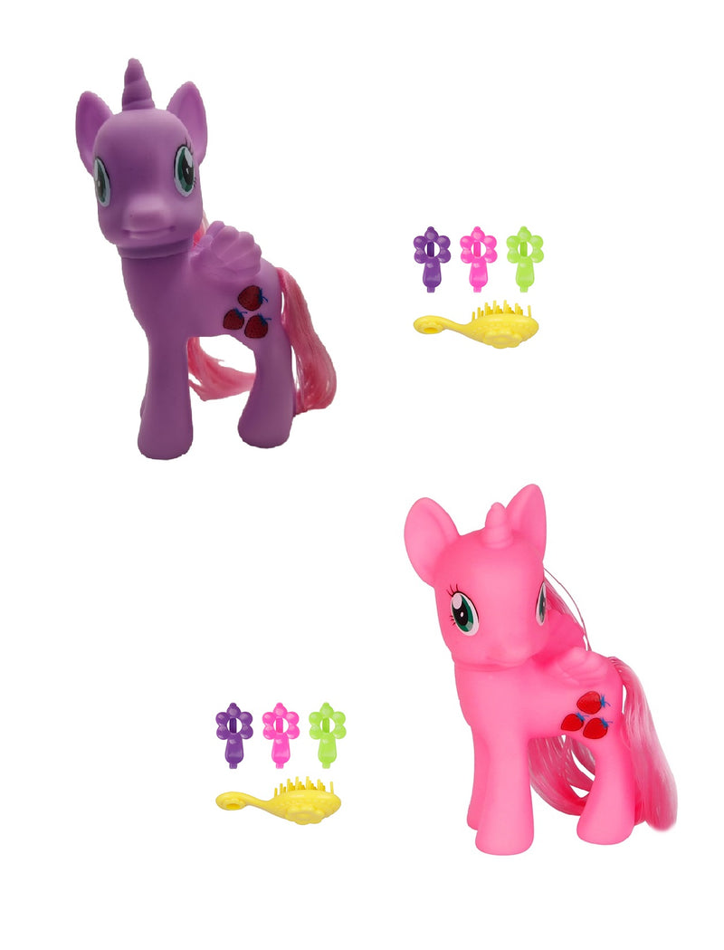 Poney Unicórnio Com Acessórios - Unibaby