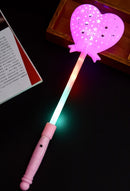 Varinha Magica Coração Com Luz Led 34 Cm