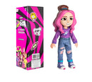 Boneca Katlen Youtuber Tropa dos Rosa 26cm Articulada + Chaveiro Exclusivo