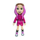Boneca Emilly Vick Youtuber Tropa dos Rosa 26cm Articulada + Chaveiro BRINDE