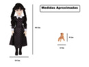 Boneca Wandinha Familia Addams Grande 45cm + Mãozinha Filme