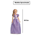 Boneca Rapunzel Grande 55cm  Original - Princesa Disney