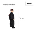 Boneco Harry Potter Grande 45 cm Bruxo + Varinha Original
