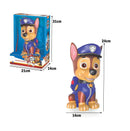 Boneco Cofrinho Patrulha Canina Vinil 24 cm Grande Chase