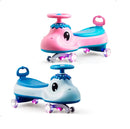 Carrinho Gira Volante 360º Luz Led e Som - Dino Car