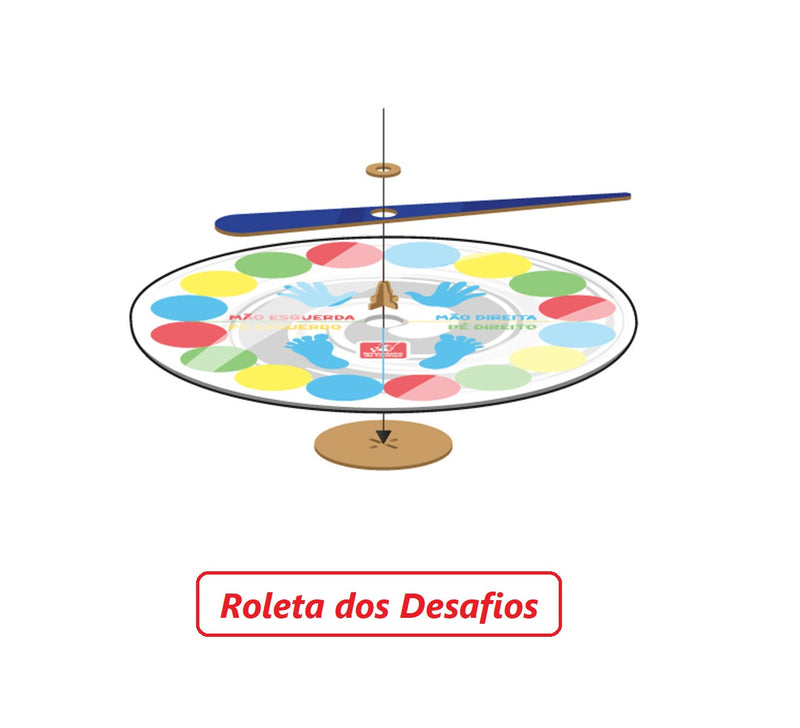 Jogo Tornado Twister - Disputa em Amigos e Família