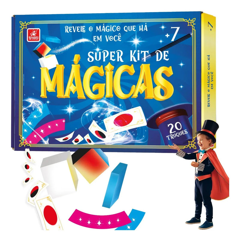 Jogo Super Kit Magica 20 Truques Com Acessórios