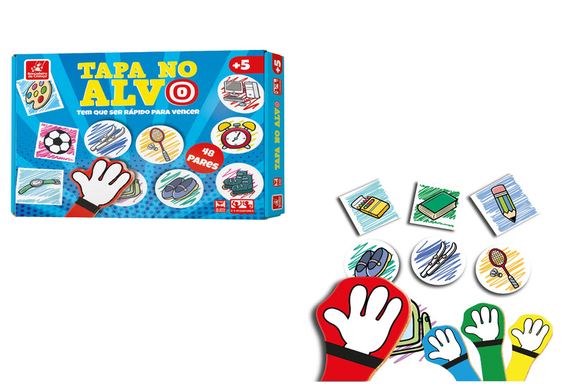 Jogo Tapa no Alvo Objetos 48 Desafios