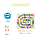 Jogo Pedagógico Expressando Emoções em Mdf - Florescer