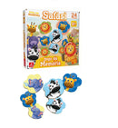 Jogo Memória 24 Peças Madeira - Safari e Princesas