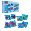 Jogo da Memória - Fundo do Mar - 24 peças em Madeira