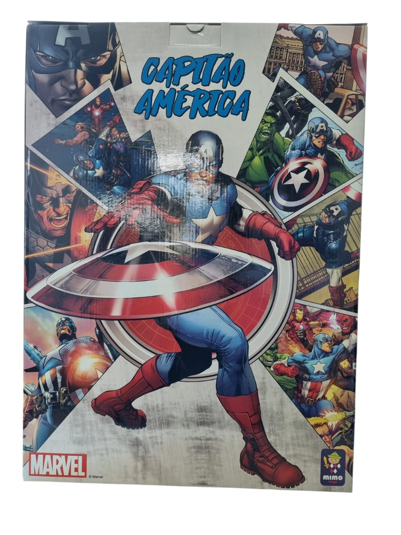 Boneco Capitão América Gigante 50Cm Som e Frases - Marvel