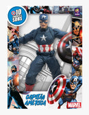 Boneco Capitão América Gigante 50Cm Som e Frases - Marvel