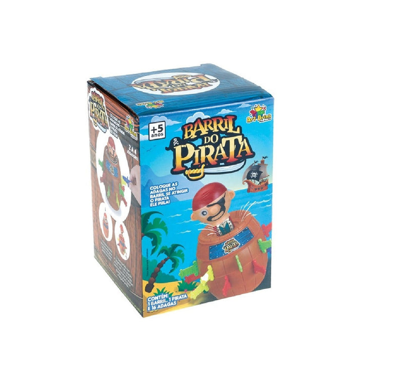 Jogo Barril do Pirata 16 x 10 Cm