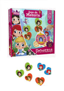 Jogo Memória 24 Peças Madeira - Safari e Princesas