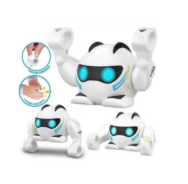 Robô Divertido Interage Indução Som e Movimentos