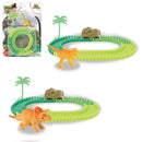 Pista Dino Track Car - com Carrinho e Dinossauro 56 Peças
