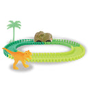 Pista Dino Track Car - com Carrinho e Dinossauro 56 Peças