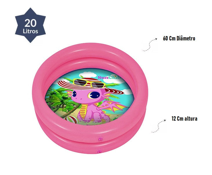 Piscina Inflável Infantil 20 Litros 60 Cm