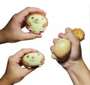 Kit 4 Bichinho Bolinha Squishy Apertar 8 Cm Anti Stress - Turma Bolotinha