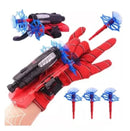 Luva Lança Teia Ventosa Homem Aranha Dispara Dardos