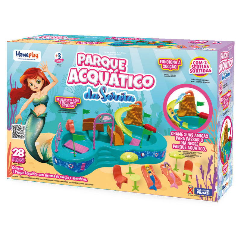 Parque Aquático Sereia C/ Acessórios 28 Peças