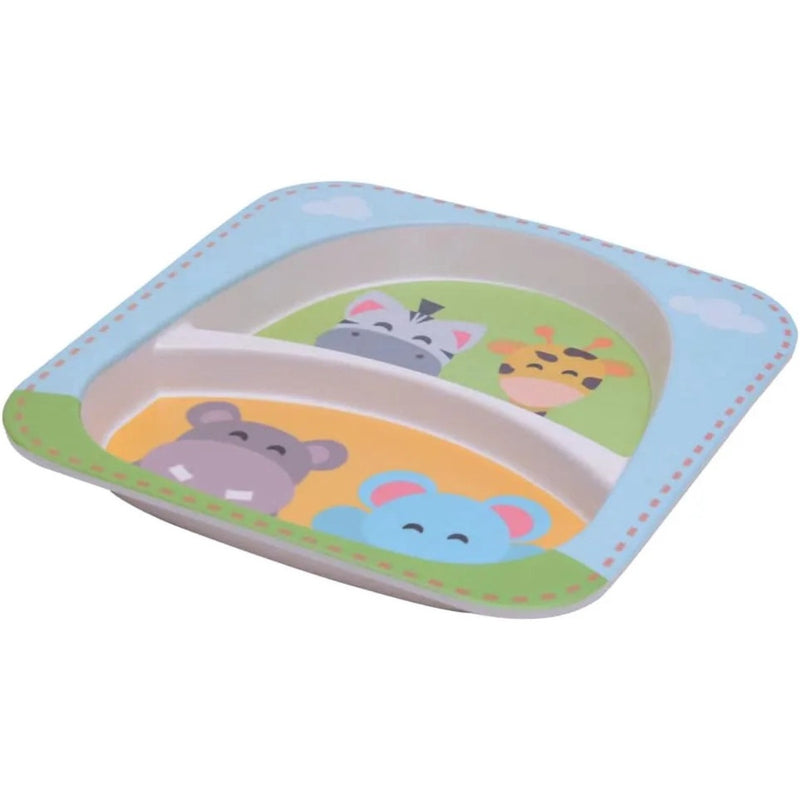 Jogo para Refeição Infantil Pratinho + Bowl + 2 Talheres