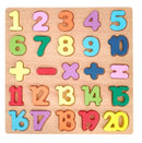 Quadro Madeira Pedagógico Educativo 20 cm