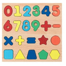 Quadro Madeira Pedagógico Educativo 20 cm