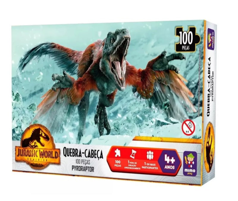 Quebra Cabeça 100 Peças - Jurassic World Universal